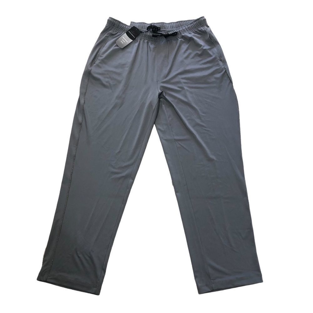 NEW Greg Norman Performance Luxury Style Elastic Waistband Pockets Pull On XL